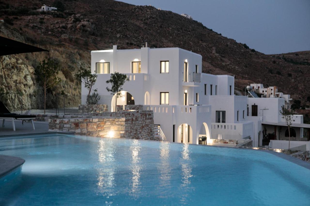 Wow Panoramic View Deluxe Villas Agkidia Exterior photo